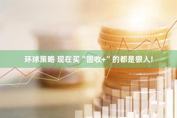 环球策略 现在买“固收+”的都是狠人!