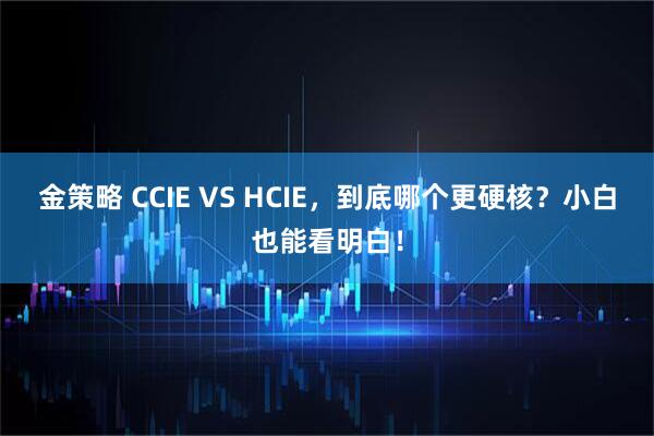 金策略 CCIE VS HCIE，到底哪个更硬核？小白也能看明白！